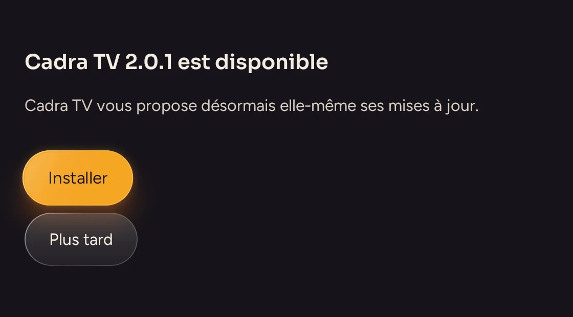 Cadra TV propose une nouvelle version.